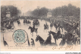 AJSP1-75-0004 - Le Roi Et La Reine D'italie à - PARIS - Le Cortège Place De La Concorde - Squares