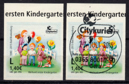 Privatpost Citykurier Gera Bad Blankenburg - 1. Kindergarten In D, Set ** Und O - Posta Privata & Locale