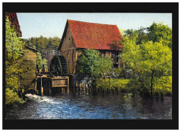 Landwirtschaft Mühle Fluss Mühlrad Bäume Ufer Wiese Landschaft, Ungebraucht - Sonstige & Ohne Zuordnung