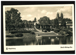 AK Magdeburg Adolf Mittag See, Luftschutz, Feldpost, Magdeburg 4.5.1940 - Sonstige & Ohne Zuordnung