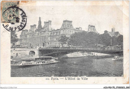 AJSP10-75-0958 - PARIS - L'hôtel De Ville - Cafés, Hoteles, Restaurantes