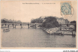 AJSP9-75-0881 - LES MERVEILLES DE PARIS - La Pointe De La Cité - The River Seine And Its Banks