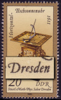 2798I Uhren 20 Pf: Kleines E In Dresden, Aus KLB, Feld 7, ** - Variétés Et Curiosités