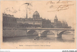 AJSP9-75-0862 - PARIS - Tribunal De Commerce - Pont Au Change - Die Seine Und Ihre Ufer