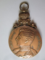 Rare! Belgique/Belgium Medaille Roi Albert 1912:Assoc.des Reserv.militaires/King Albert Medal Military Reserv.Assoc.1912 - Monarchia / Nobiltà