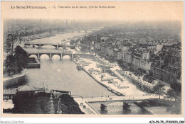 AJSP9-75-0853 - LA SEINE PITTORESQUE - Panorama De La Seine - Pris De Notre-dame - De Seine En Haar Oevers