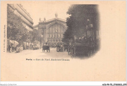 AJSP9-75-0846 - PARIS - Gare Du Nord - Boulevard Denain - Métro Parisien, Gares