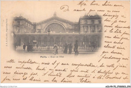 AJSP9-75-0849 - PARIS - Gare De L'est - Métro Parisien, Gares