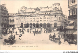 AJSP8-75-0753 - PARIS - La Gare Saint-lazare  - Metro, Stations