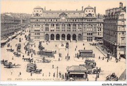 AJSP8-75-0748 - PARIS - La Gare Saint-lazare Et La Cour De Rome - Pariser Métro, Bahnhöfe