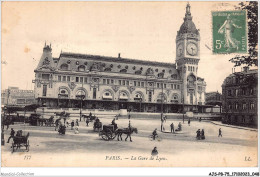 AJSP8-75-0734 - PARIS - La Gare De Lyon - Pariser Métro, Bahnhöfe