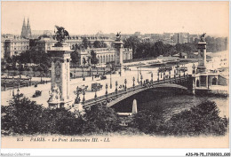 AJSP8-75-0720 - PARIS - Le Pont Alexandre III  - Brücken