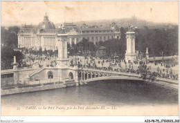 AJSP8-75-0716 - PARIS - Le Petit Palais - Pris Du Pont Alexandre III - Brücken