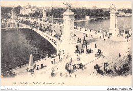 AJSP8-75-0713 - PARIS - Le Pont Alexandre III - Bruggen