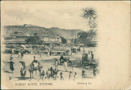INDIA - STREET SCENE JEYPORE - EDIT CLIFTON & CO. - MAILED / STAMP - 1910s (18385) - India