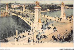 AJSP7-75-0674 - PARIS - Le Pont Alexandre III - Ponts