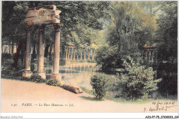 AJSP7-75-0665 - PARIS - Le Parc Monceau - Parques, Jardines