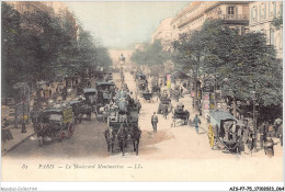 AJSP7-75-0640 - PARIS - Le Boulevard Montmartre - Plazas