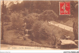 AJSP7-75-0612 - PARIS - Le Parc Montsouris - La Cascade - Parques, Jardines