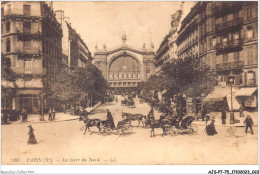 AJSP7-75-0619 - PARIS - La Gare Du Nord - Metro, Estaciones