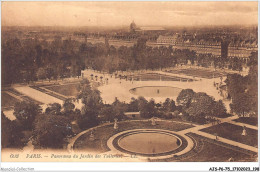 AJSP6-75-0606 - PARIS - Panorama Du Jardin Des Tuileries - Parques, Jardines