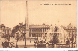 AJSP6-75-0602 - PARIS - La Place De La Concorde - Squares