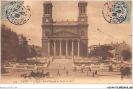 AJSP6-75-0600 - PARIS - L'église Saint-vincent De Paul - Eglises