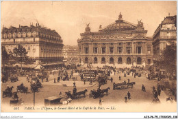 AJSP6-75-0576 - PARIS - L'opéra - Le Grand Hôtel Et Le Café De La Paix - Pubs, Hotels, Restaurants