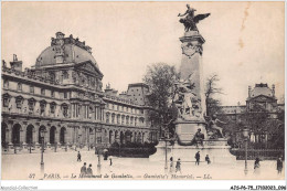 AJSP6-75-0555 - PARIS - Le Monument De Gambetta - Other Monuments