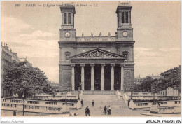 AJSP6-75-0544 - PARIS - L'église Saint-vincent De Paul - Chiese