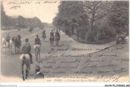 AJSP6-75-0537 - PARIS - L'avenue Du Bois De Boulogne - Piazze