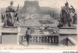 AJSP6-75-0536 - PARIS - Vue Vers Le Champ-de-mars Prise Du Trocadéro - Champs-Elysées