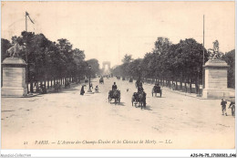 AJSP6-75-0530 - PARIS - L'avenue Des Champs-élysées Et Les Chevaux De Marly - Champs-Elysées