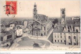 AJSP5-75-0506 - PARIS - L'église Saint-étienne-du-mont - Le Lycée Henri IV Et Tour De Clovis - Kerken