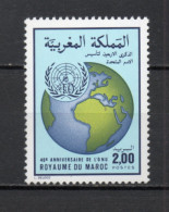 MAROC N°  992   NEUF SANS CHARNIERE  COTE 3.00€    ONU - Marruecos (1956-...)