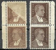 Turkey; 1951 6th Ataturk Issue 200 K. ERROR "Abklatsch Print" MNH** - Unused Stamps