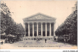 AJSP11-75-1123 - PARIS - La Rue Royale Et L'église De La Madeleine - VIII - Chiese