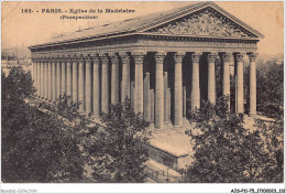 AJSP11-75-1074 - PARIS - église De La Madeleine - Perspective - Kerken