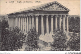 AJSP11-75-1063 - PARIS - L'église De La Madeleine - Chiese