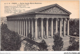 AJSP11-75-1062 - PARIS - église Sainte-marie-madeleine - Commencée En 1764 - Chiese