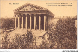 AJSP11-75-1032 - PARIS - Vue D'ensemble De La Madeleine  - Eglises