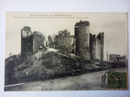 Les Cornes D'Urphé, Chateau Où Fût Assassiné Guichard D'Urphée (13834) - Altri & Non Classificati