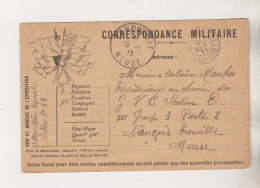 Correspondance Mimitaire Meuse - Lettres & Documents
