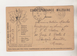 Correspondance Militaire Meuse - Lettres & Documents