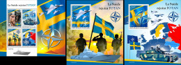 Togo 2023, Sweden Joins NATO, 4val In BF+2BF - Togo (1960-...)