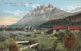 R051697 Castle Mountain From C. P. R. Track. Canadian Rockies. B. Hopkins - World