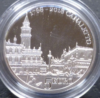 San Marino - 5 Euro 2018 - 250° Morte Del Canaletto - UC# 212 - San Marino