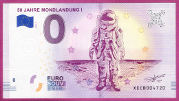 0-Euro XECB 2018-1 50 JAHRE MONDLANDUNG I  ASTRONAUT - Essais Privés / Non-officiels