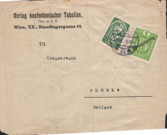AUTRICHE AFFRANCHISSEMENT COMPOSE SUR LETTRE POUR LA HOLLANDE 1919 - Storia Postale
