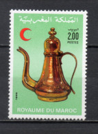 MAROC N°  1004   NEUF SANS CHARNIERE  COTE 2.20€   CROISSANT ROUGE - Morocco (1956-...)